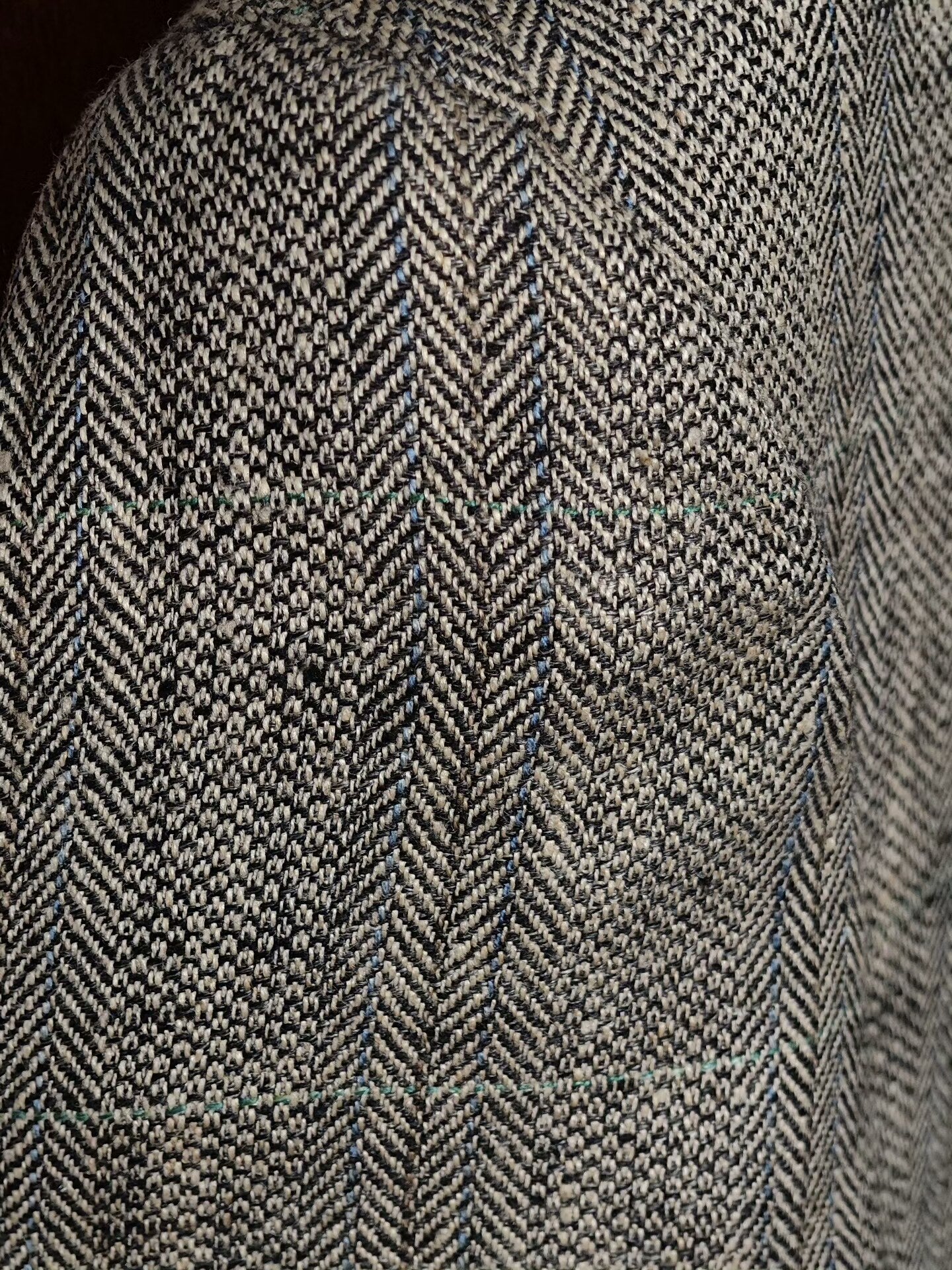 Zegna Gray Wool Linen Blazer