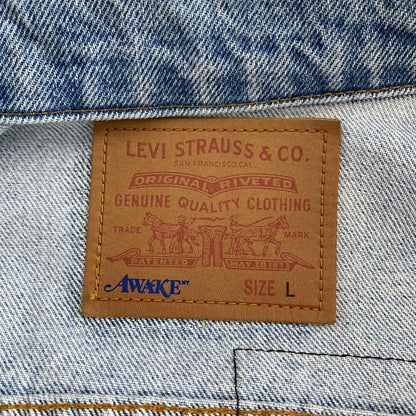 levi's x awake ny patchwork denim jacket