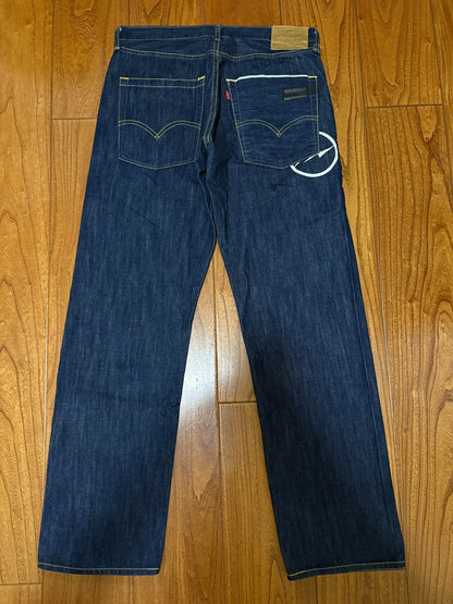 levis fenom gold label raw denim jeans