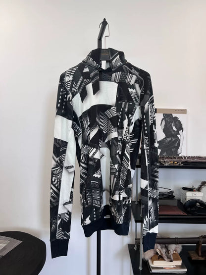 Boris Bidjan Saberi 11by BBS Graphic Print Hoodie
