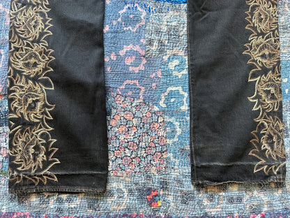 rrl vintage embroidered denim pants
