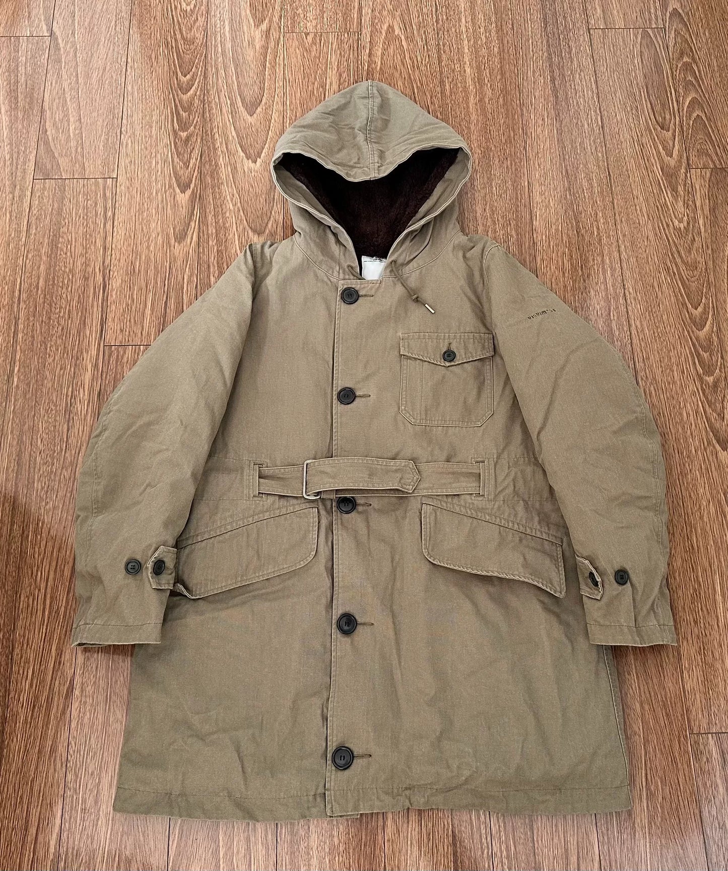 visvim admiral parka wool and alpaca blend
