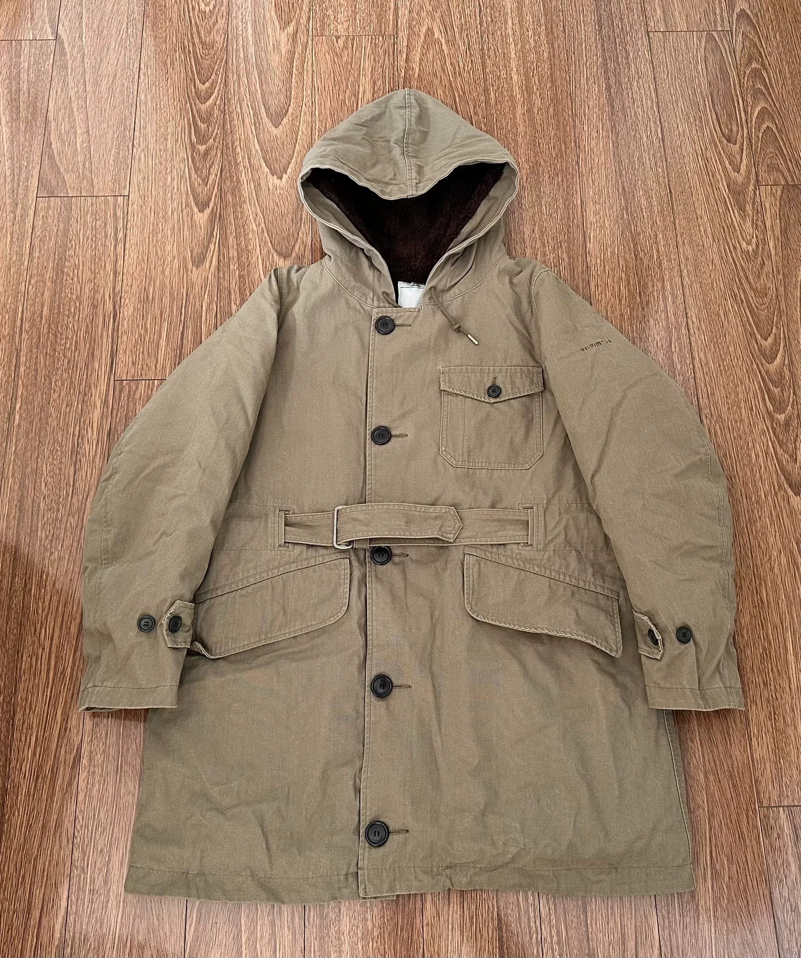 visvim admiral parka wool and alpaca blend