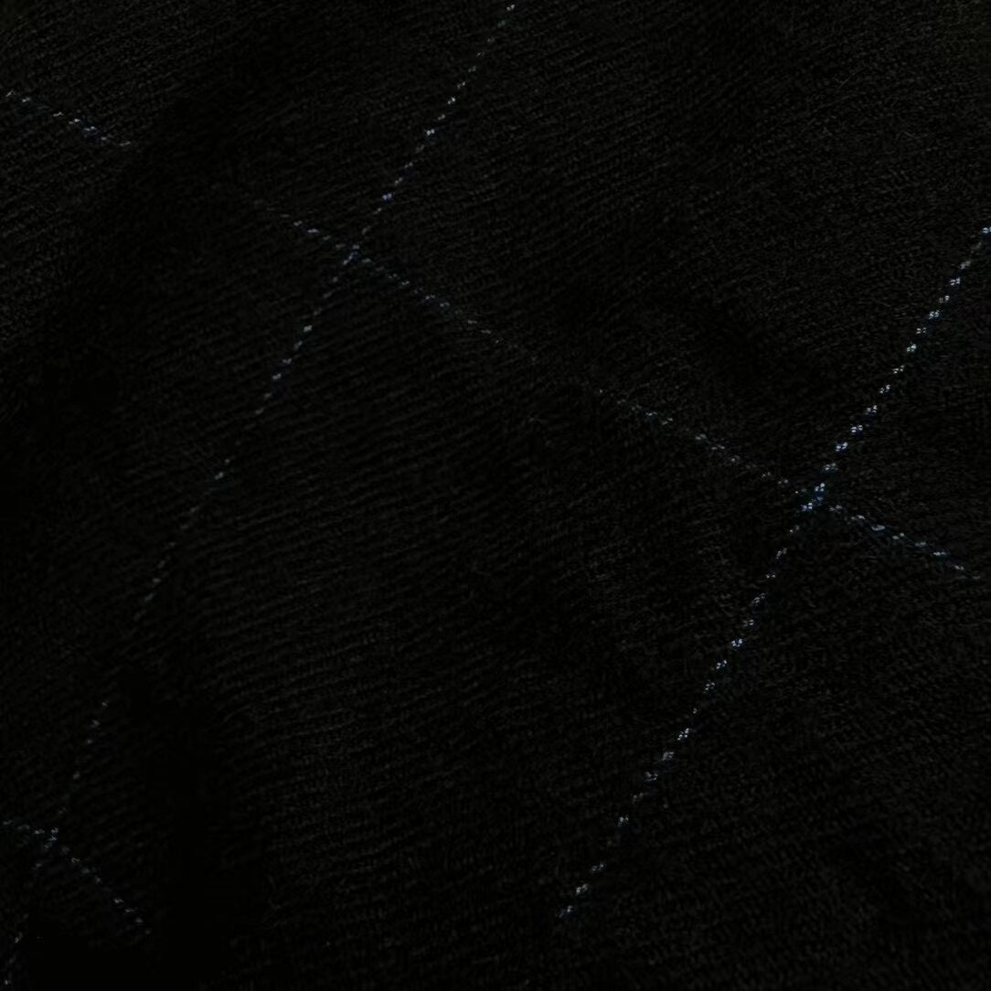 black prince of wales cashmere cap