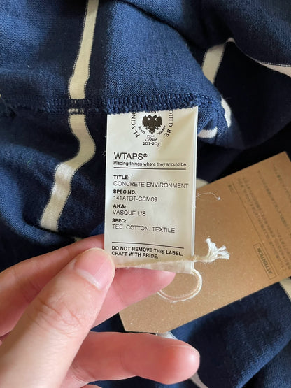 WTAPS VASQUE Stripe Crew Neck L/S Tee