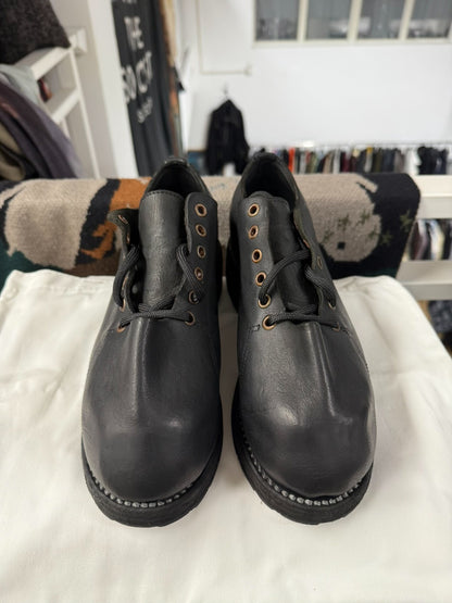 guidI black derby shoes size 39