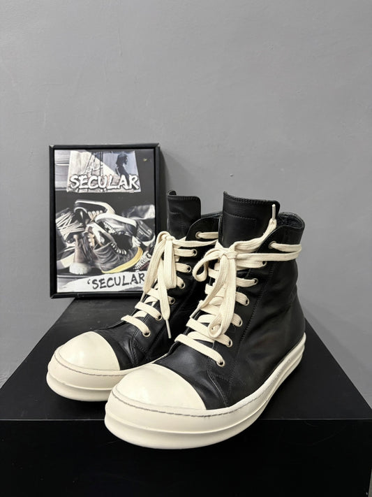 Rick Owens Leather Sneakers
