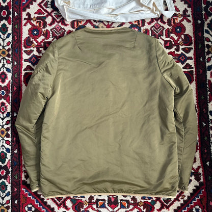 visvim iris liner jacket in khaki green