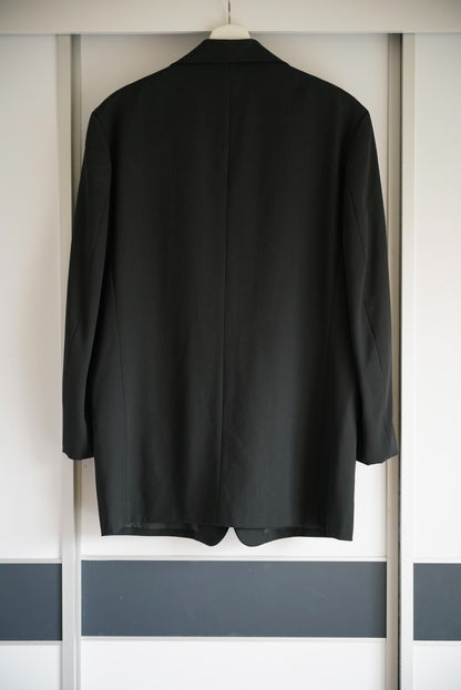 Yohji Yamamoto Black Wool Suit Jacket