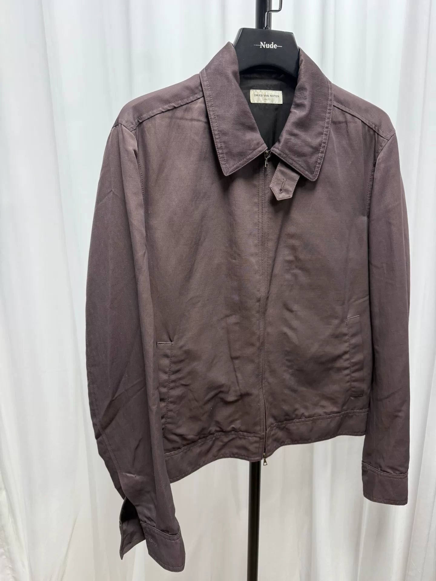 drapes van noten short wide jacket