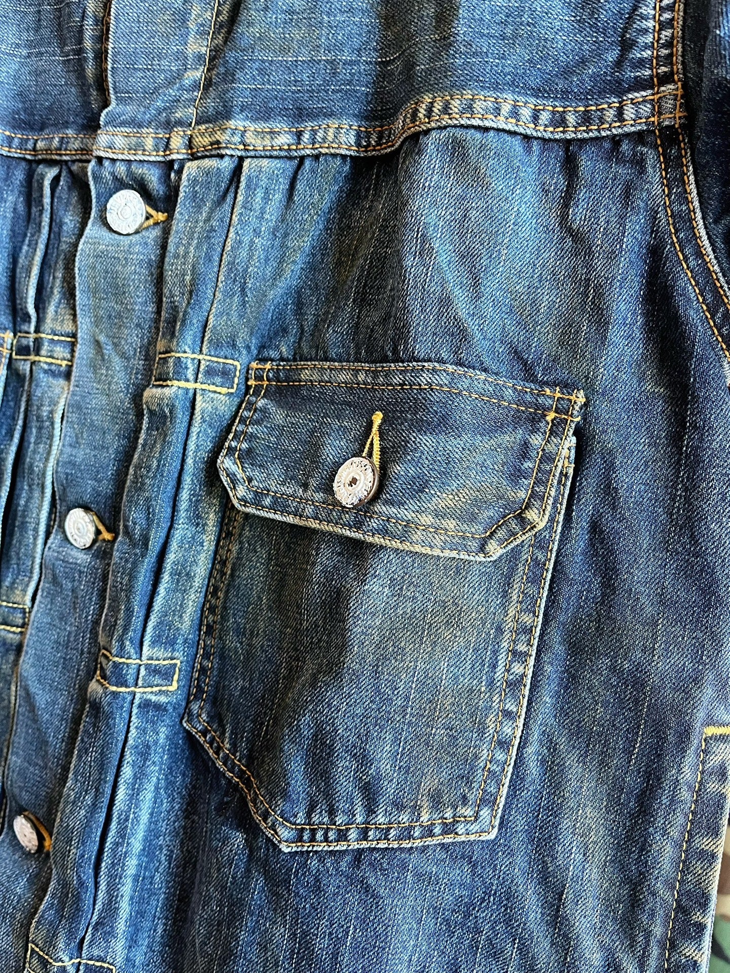 visvim 101 Dry Dmgd-1000 Denim Jacket