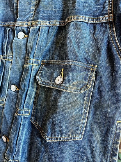 visvim 101 Dry Dmgd-1000 Denim Jacket