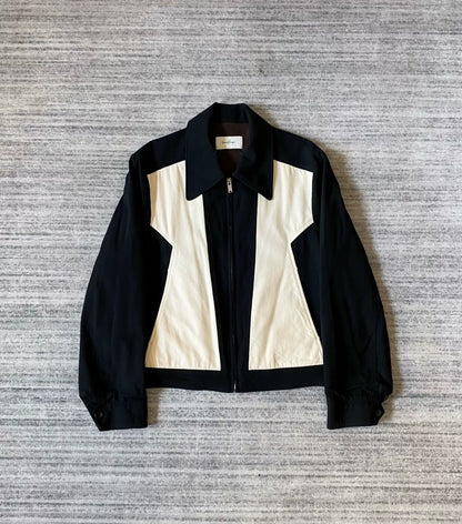 black and white western style jacket