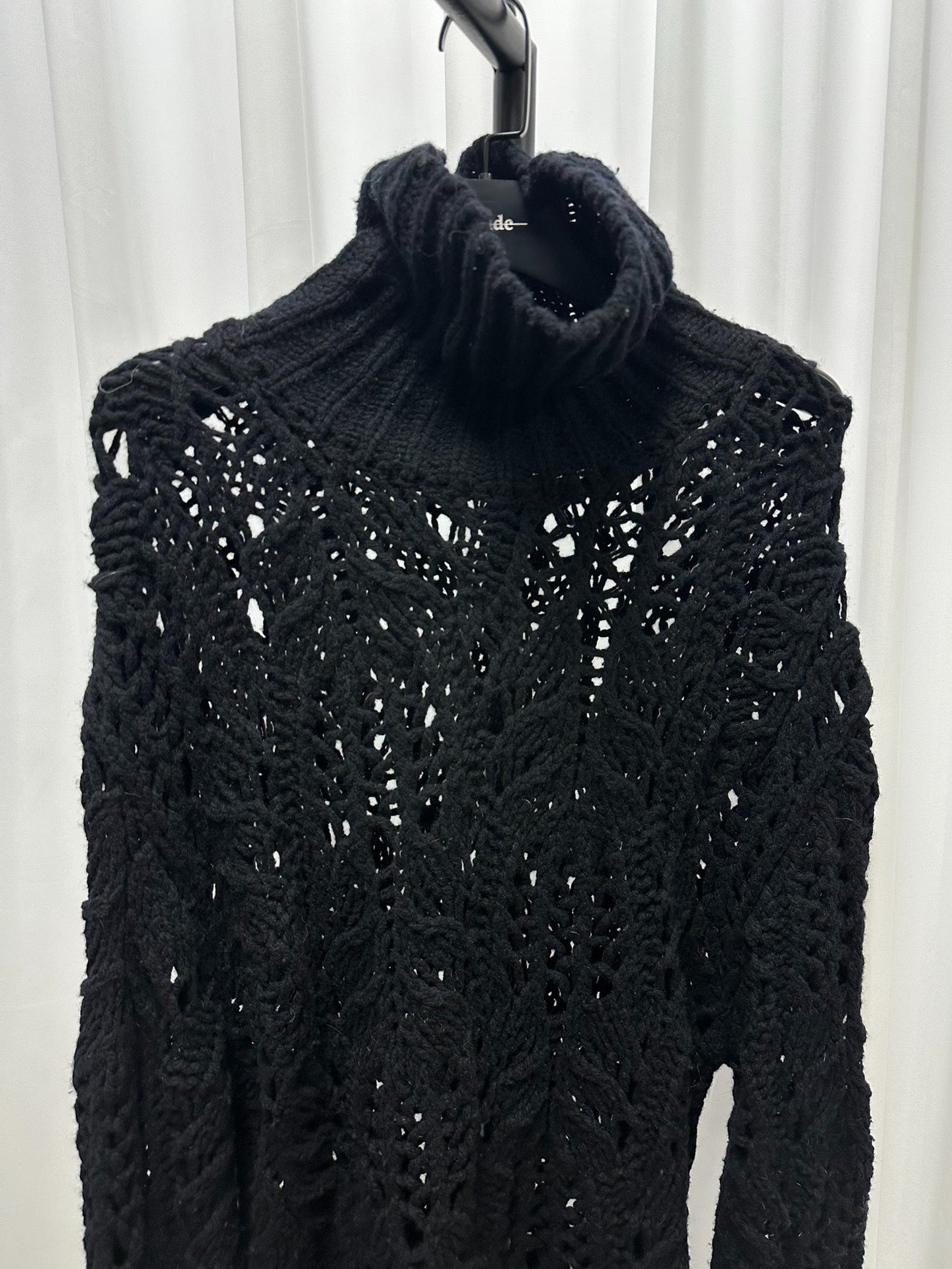 Dries Van Noten Oversized Openwork Wool Sweater