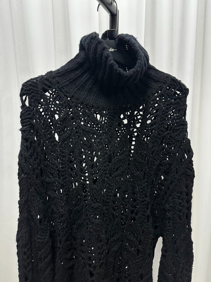 Dries Van Noten Oversized Openwork Wool Sweater