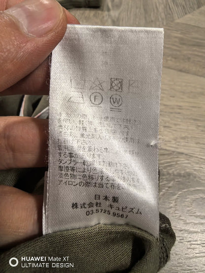 visvim olive green jumbo tee shirt