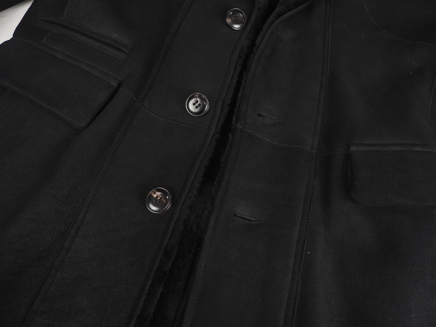 andrew mackenzie shearling cabin coat