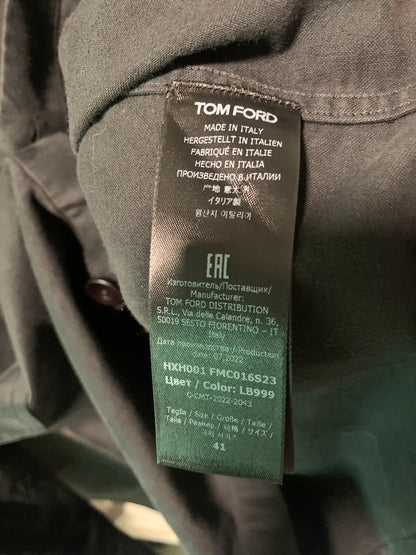 tom ford classic black jacket size 50