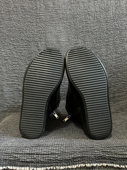 Rick Owens Black High Top Sneakers