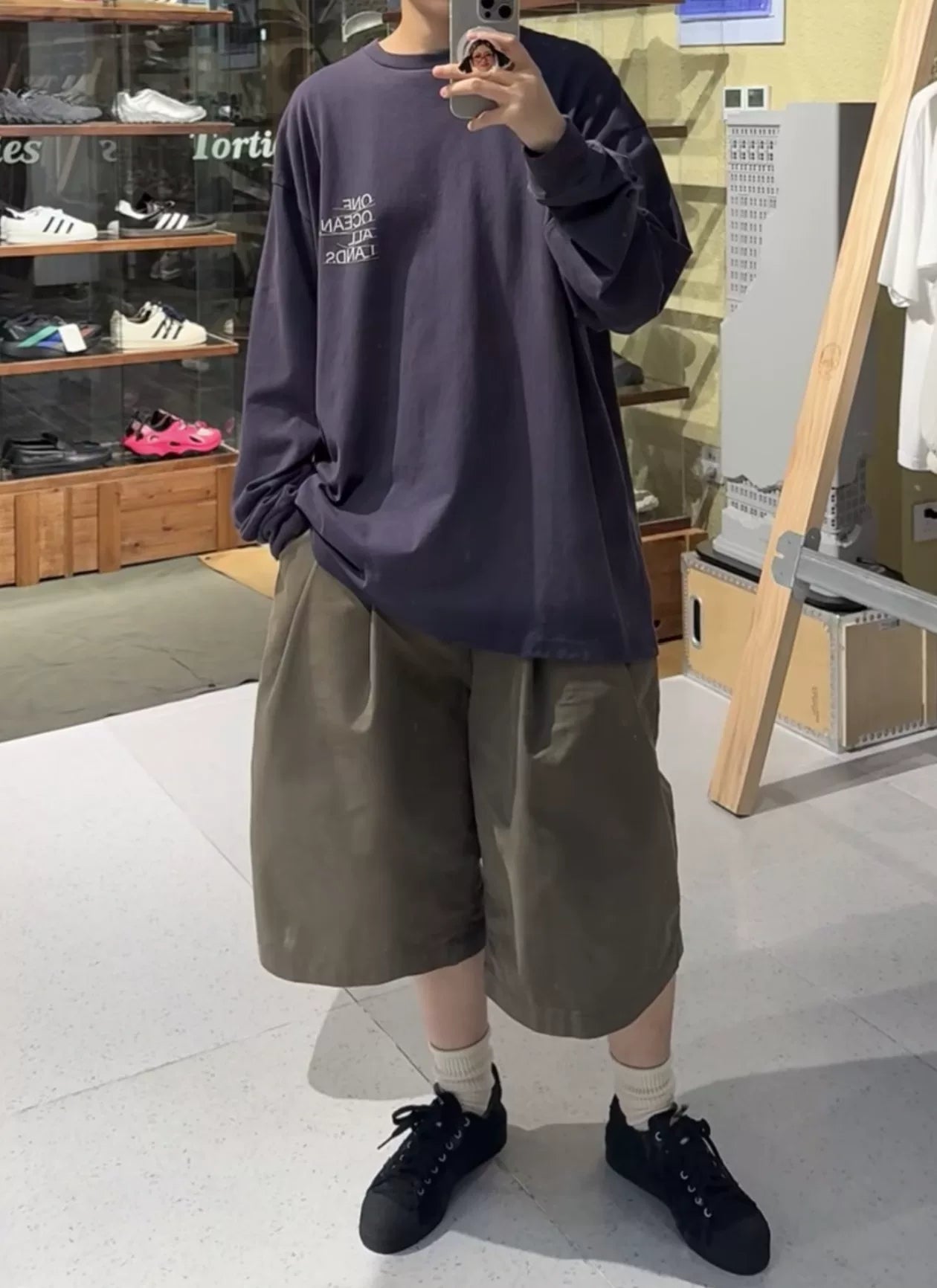 NANAMICA OOAL Graphic L/S Tee