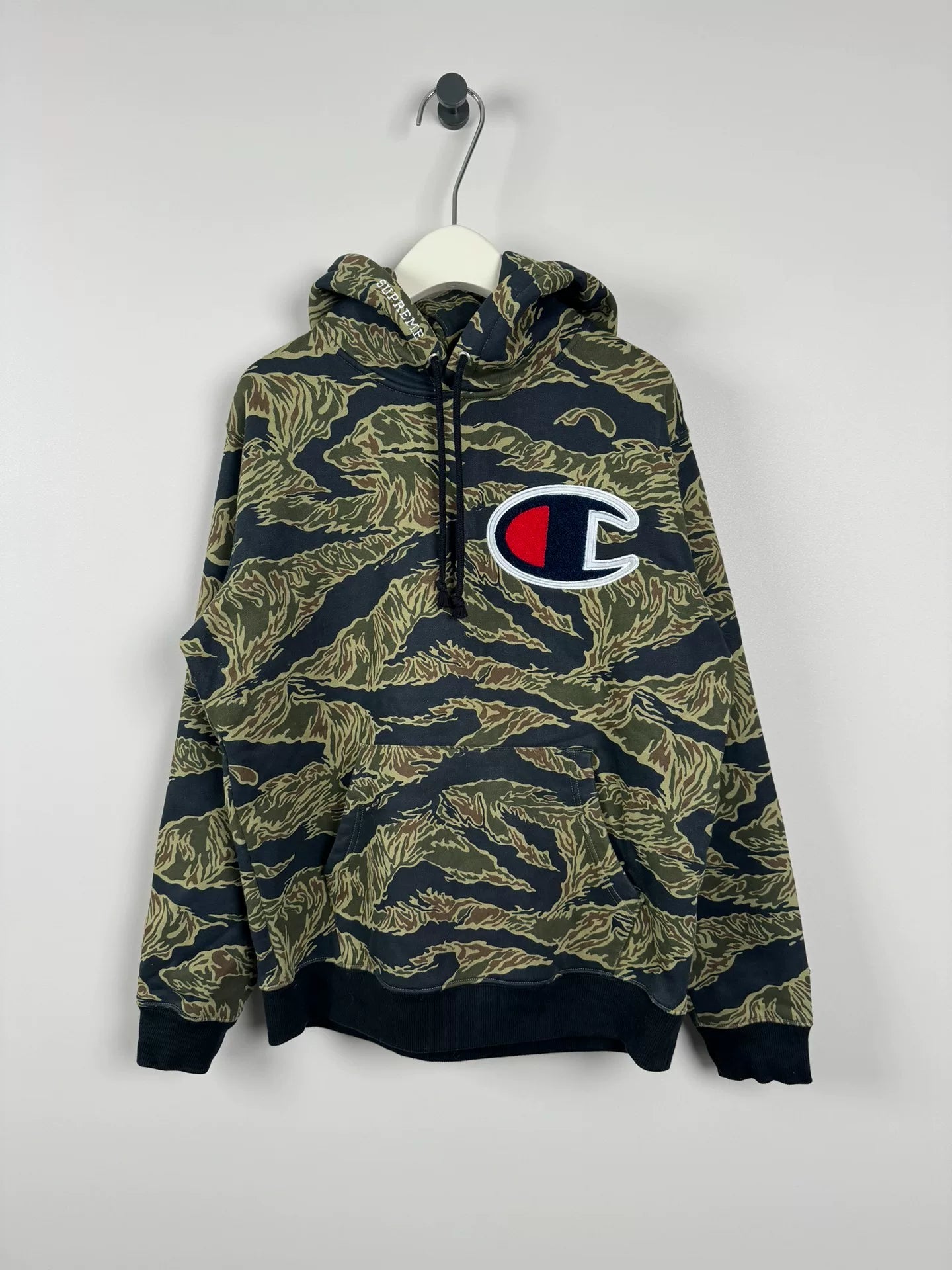 supreme champion tiger camo sweatshirt size S
