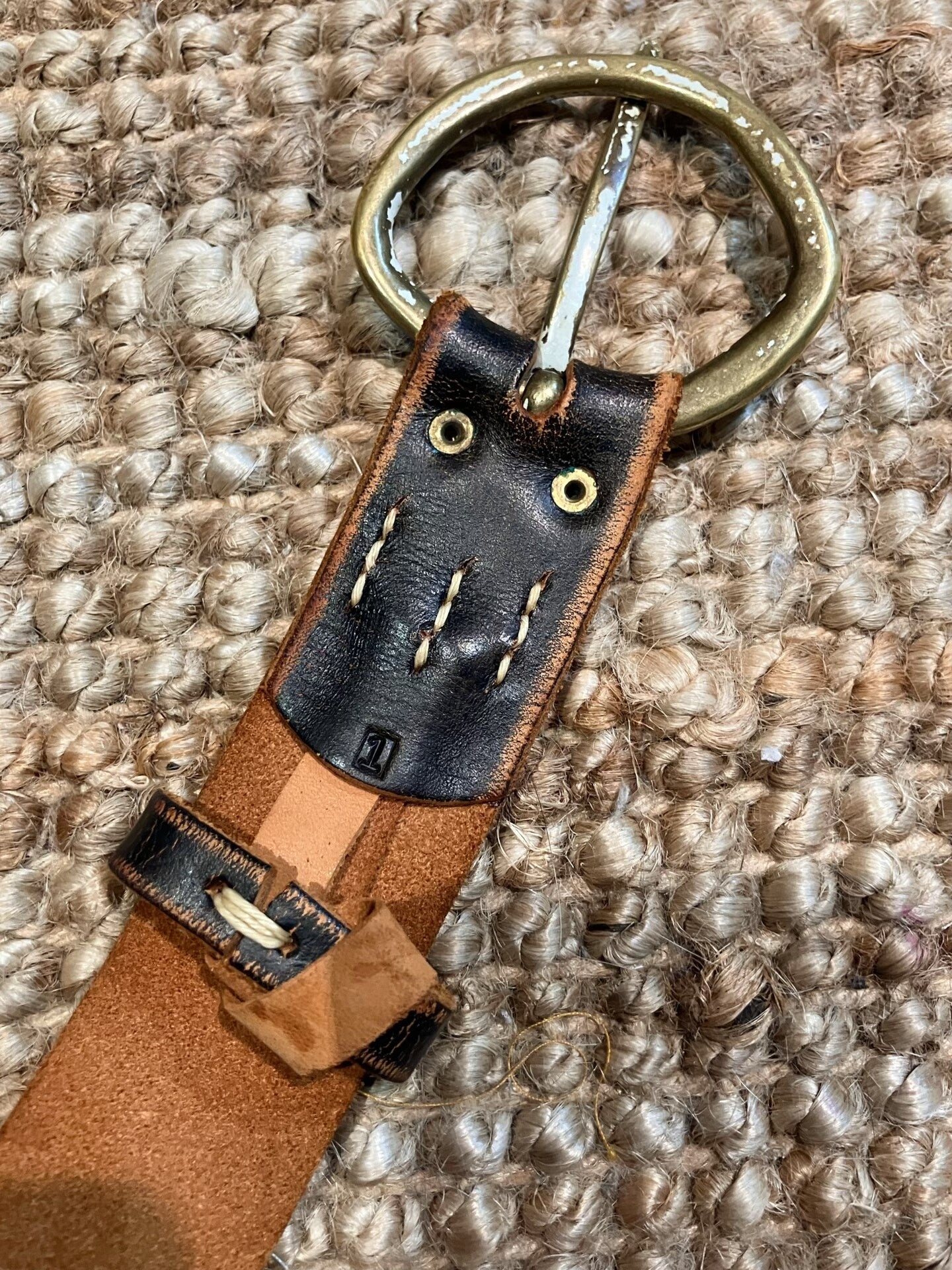 Kapital Thick Leather Waist Belt