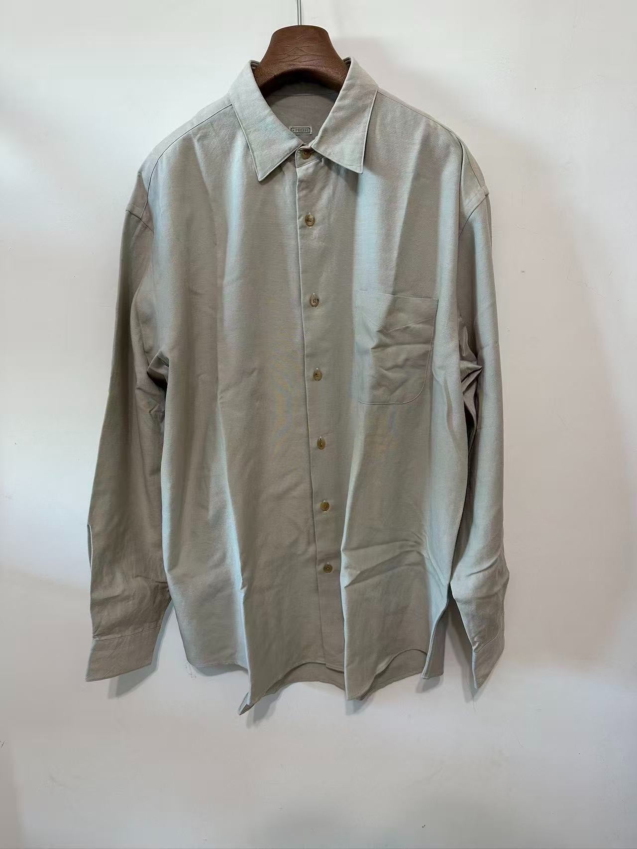 A.PRESSE 25SS Silk Blend Shirt