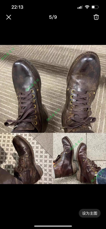 visvim 20AW ICT Brigadier Boots Dark Brown