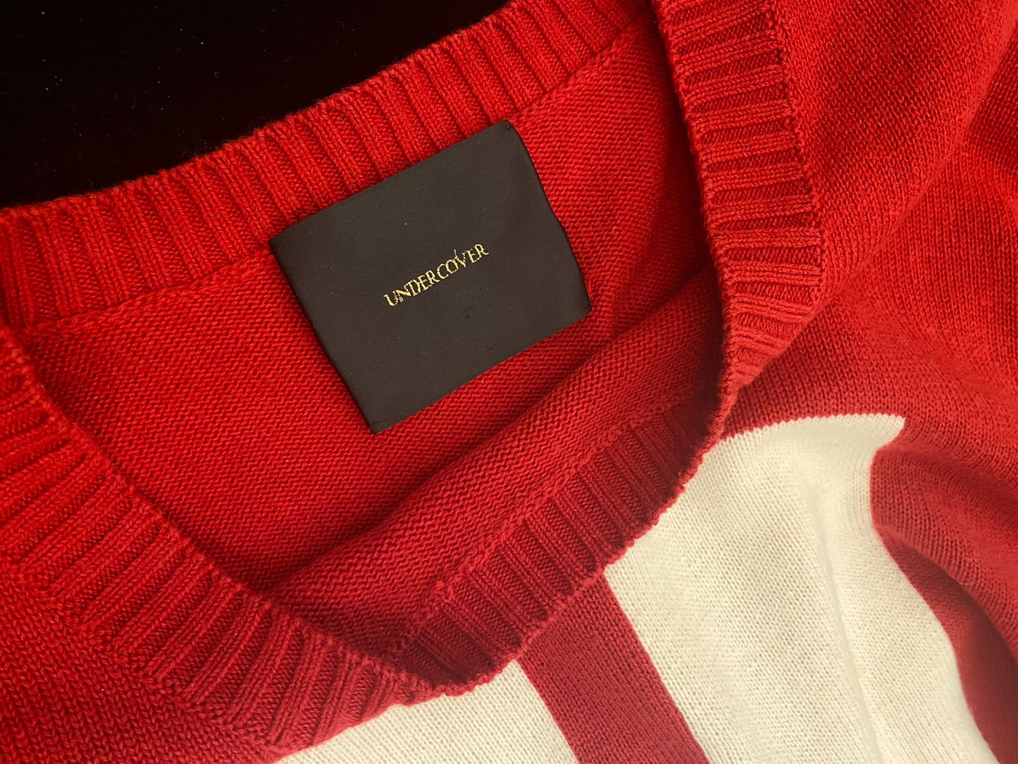 Undercover Red Cashmere Sweater