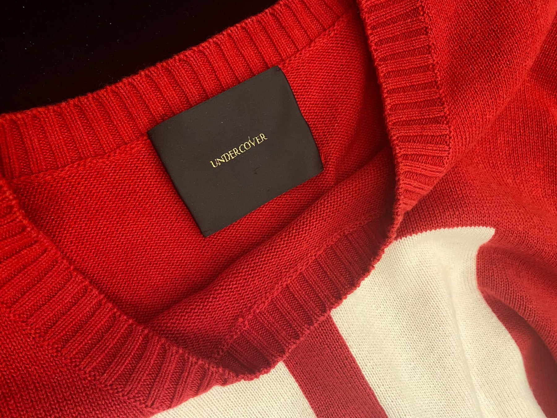 Undercover Red Cashmere Sweater
