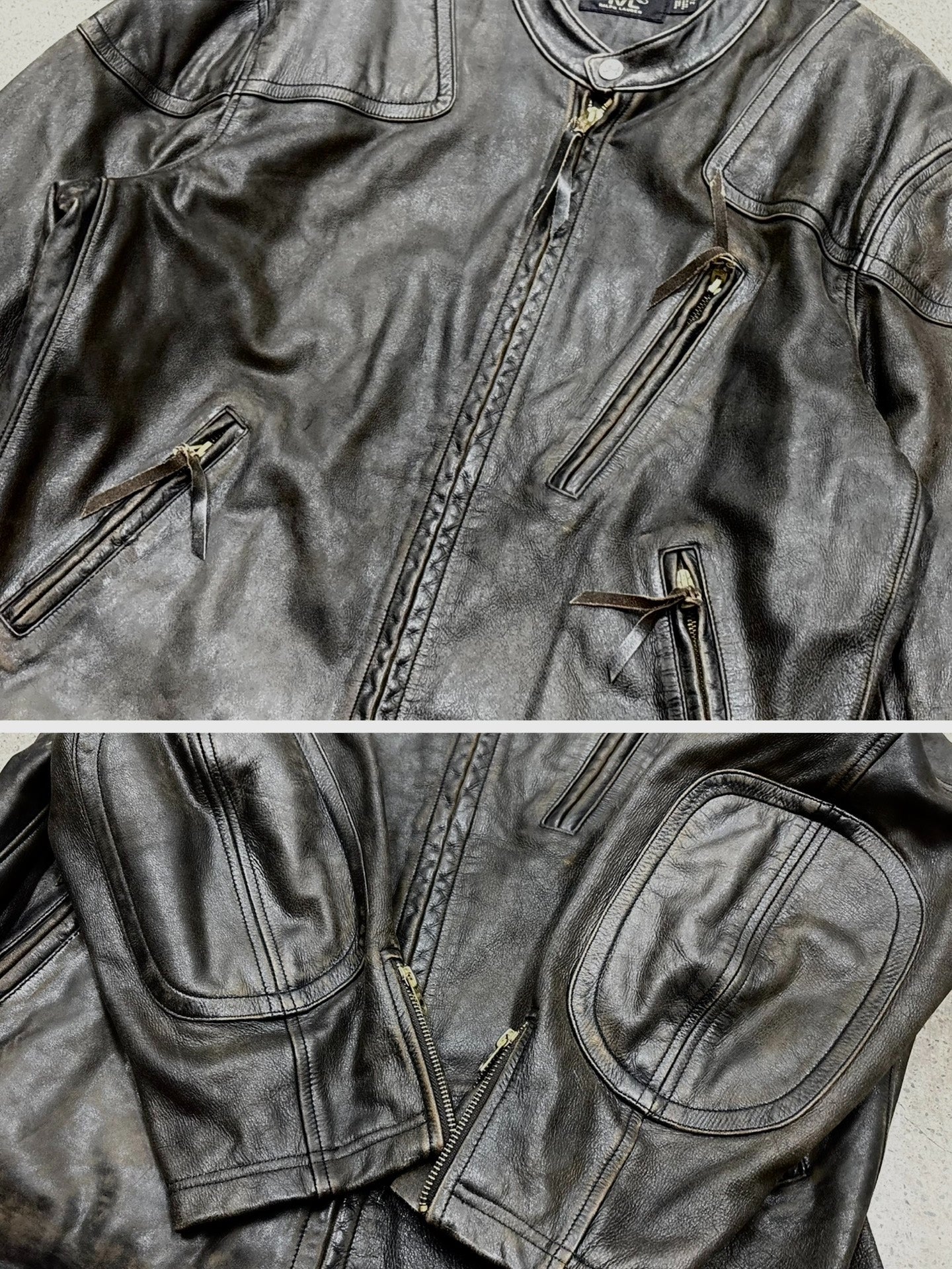 Ralph Lauren RRL Motorcycle Leather Jacket