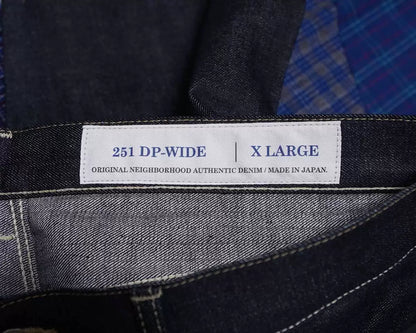 neighborhood rigid denim dp wide pants