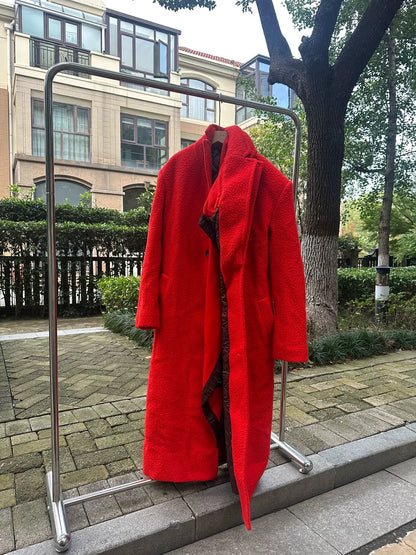 red long coat from Y/project