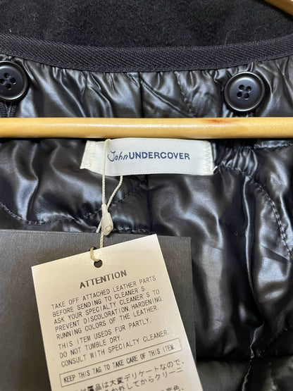 long cotton coat with removable lining