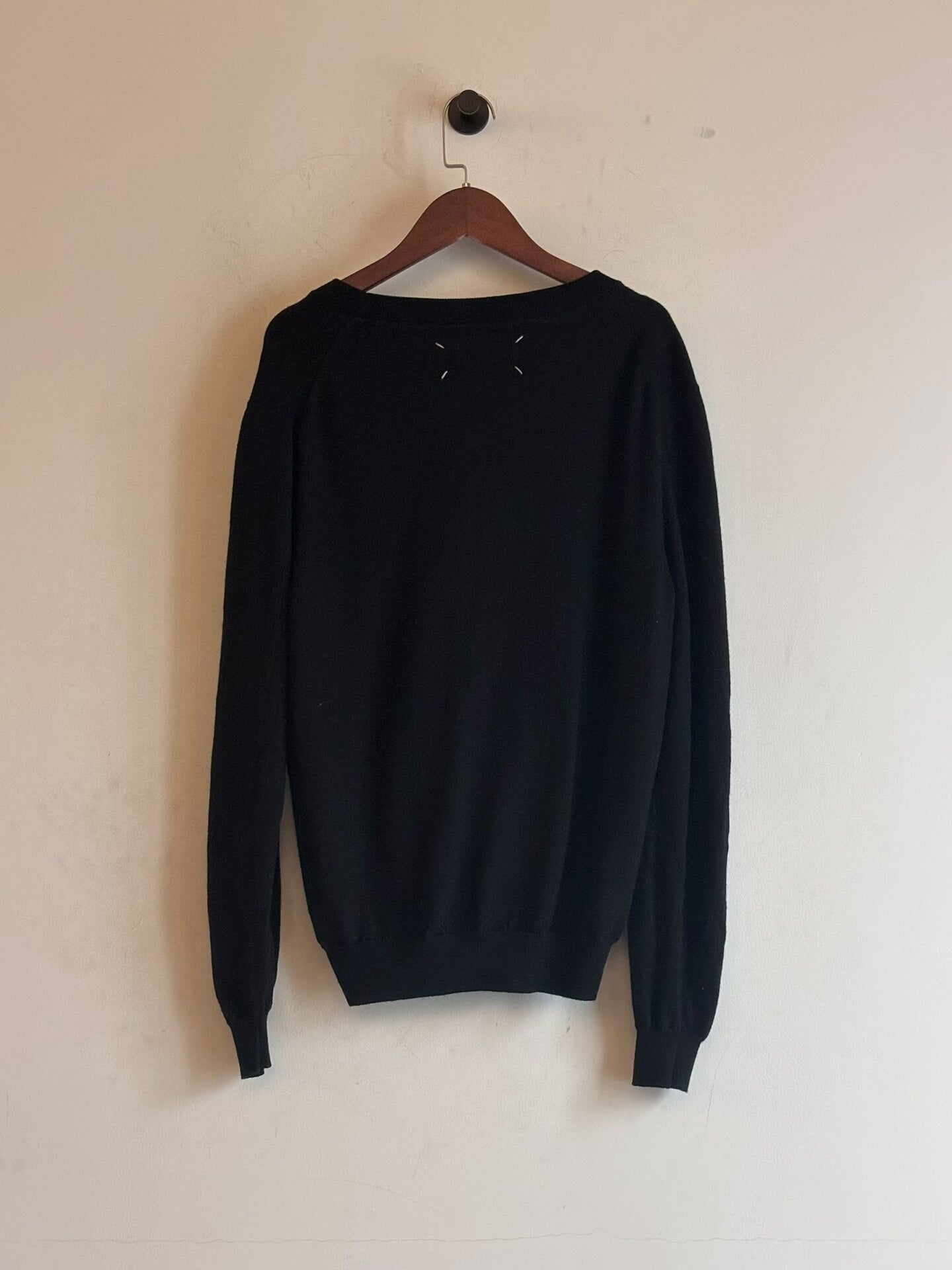 maison martin margiela v-neck cardigan