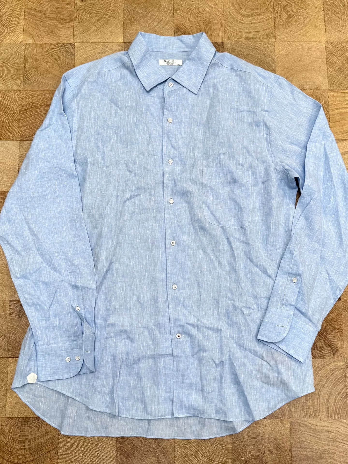 Loro Piana 2025 SS Aloe Linen Shirt