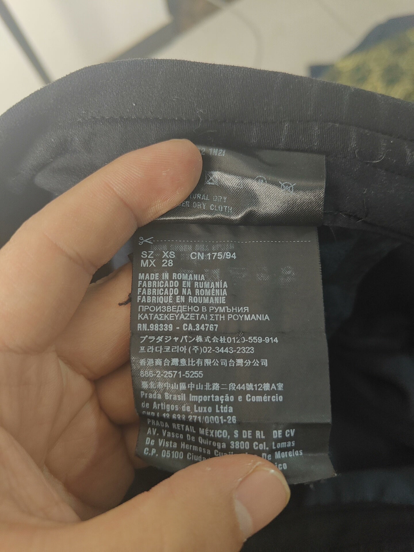 Authentic Prada Long Pants with Logo