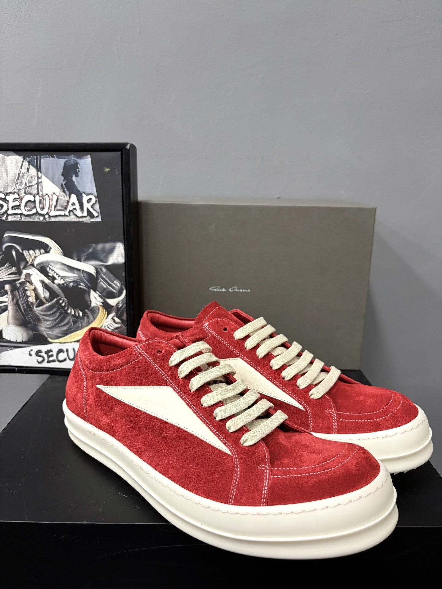 Rick Owens 26SS Red Suede Limited