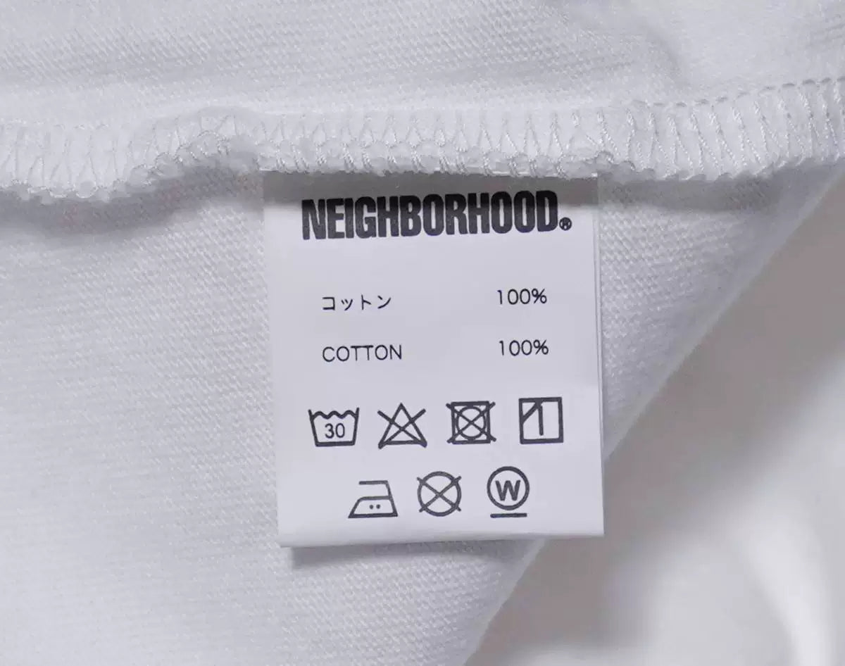 neighborhood nh tee with ghost graphic