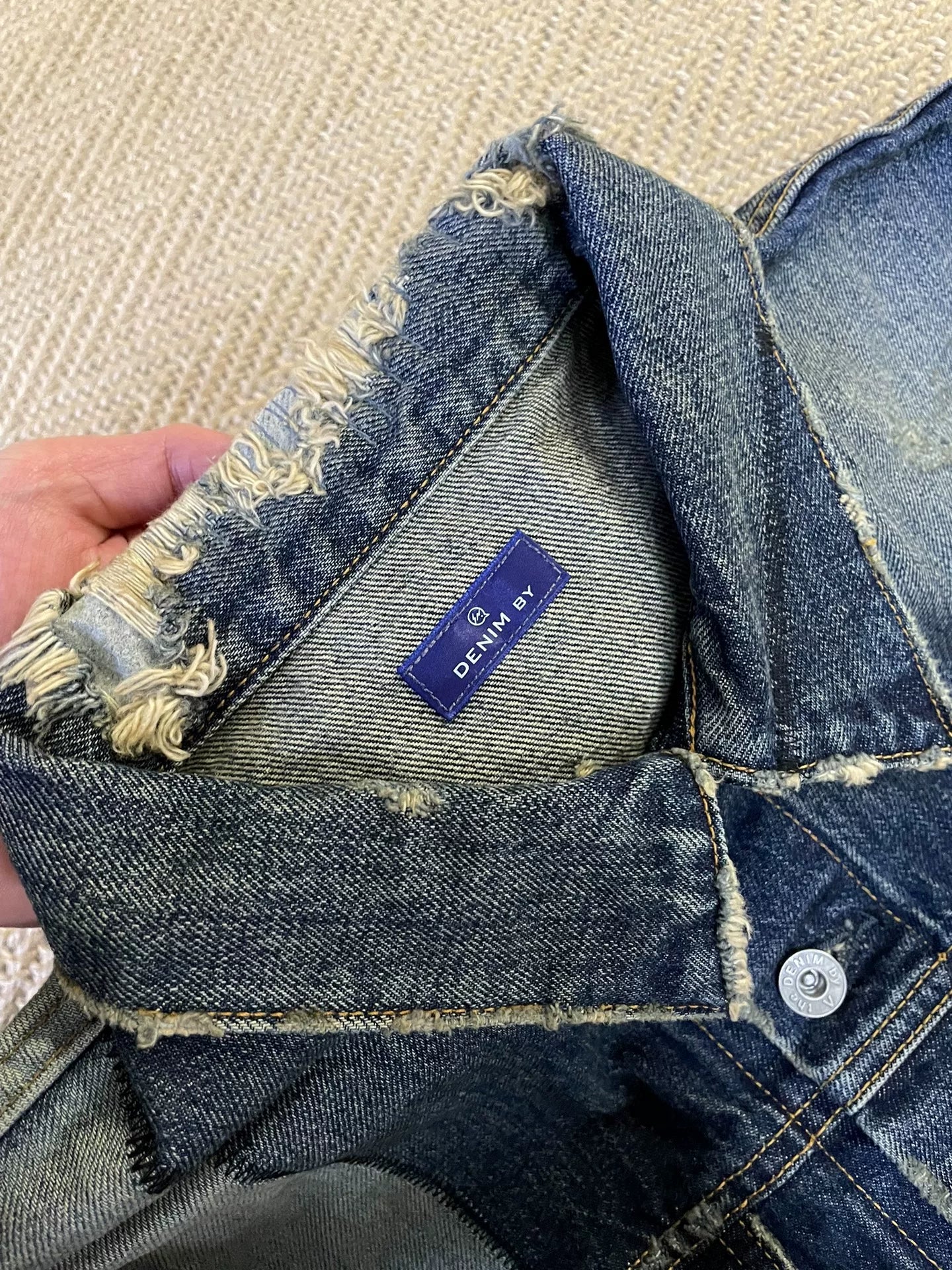 Vanquish Fragment Lightning Denim Jacket