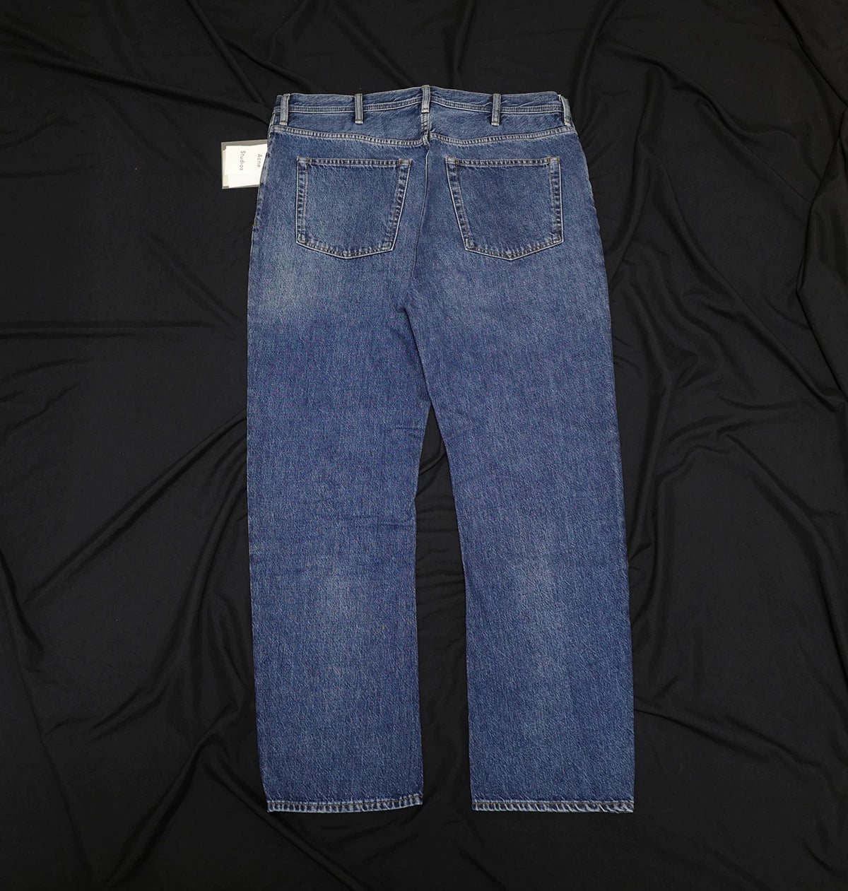 acne studios mid blue denim pants