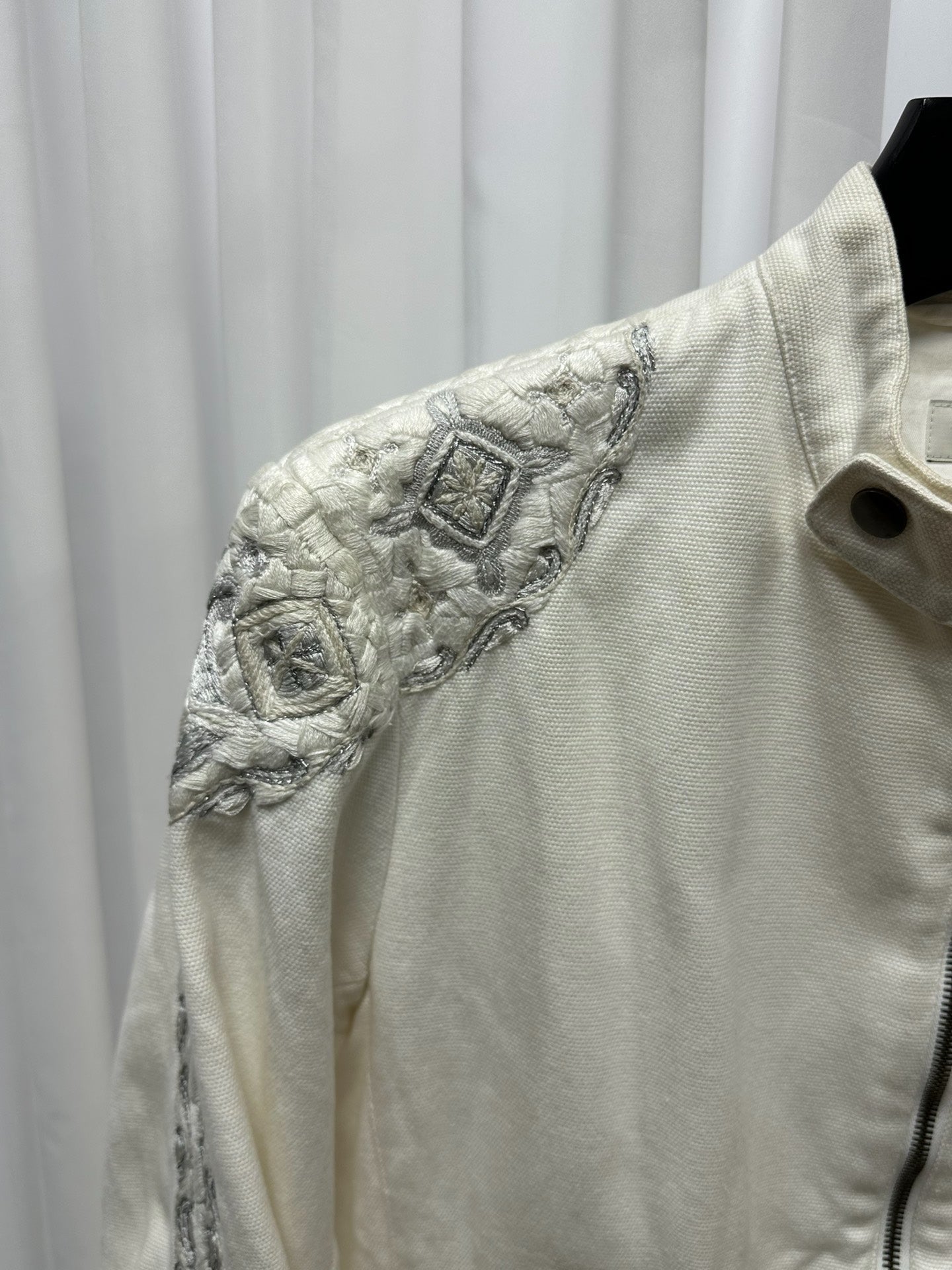 Dries Van Noten 18ss Embroidered Biker Jacket