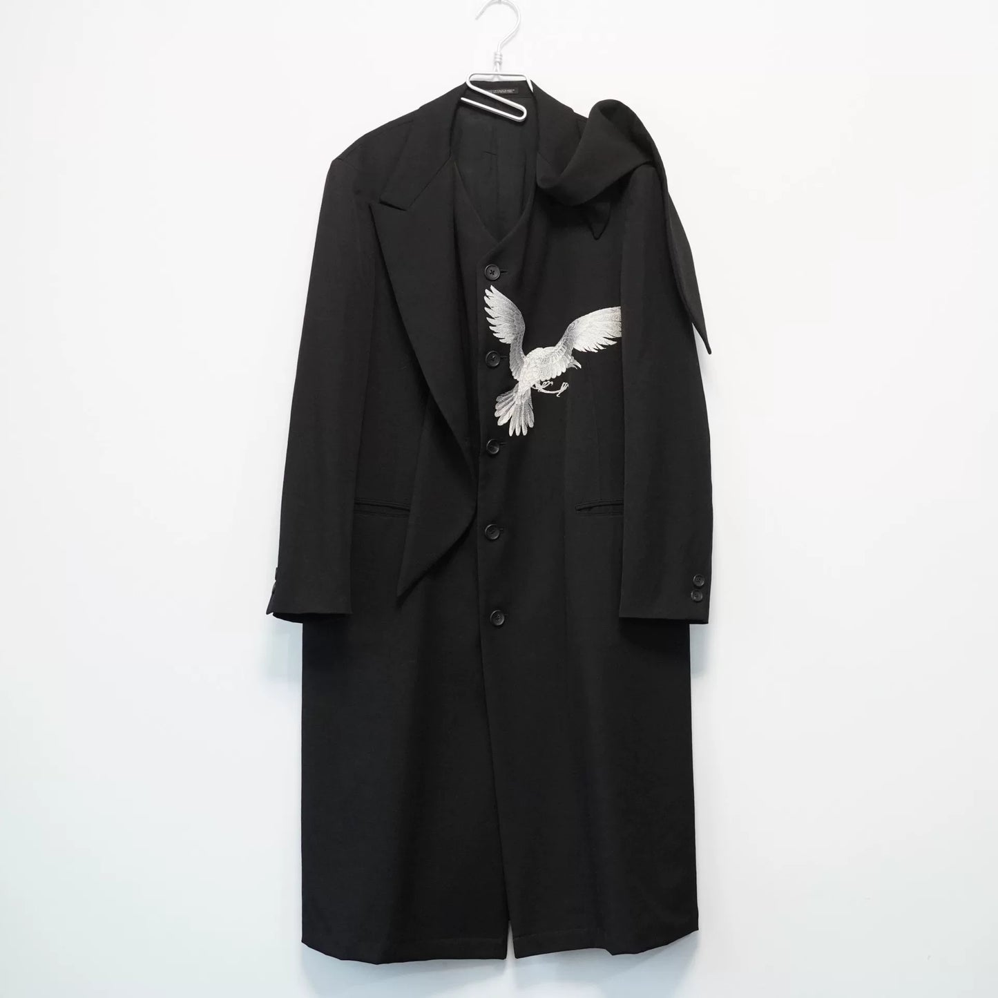Yohji Yamamoto 21AW Embroidered Crow