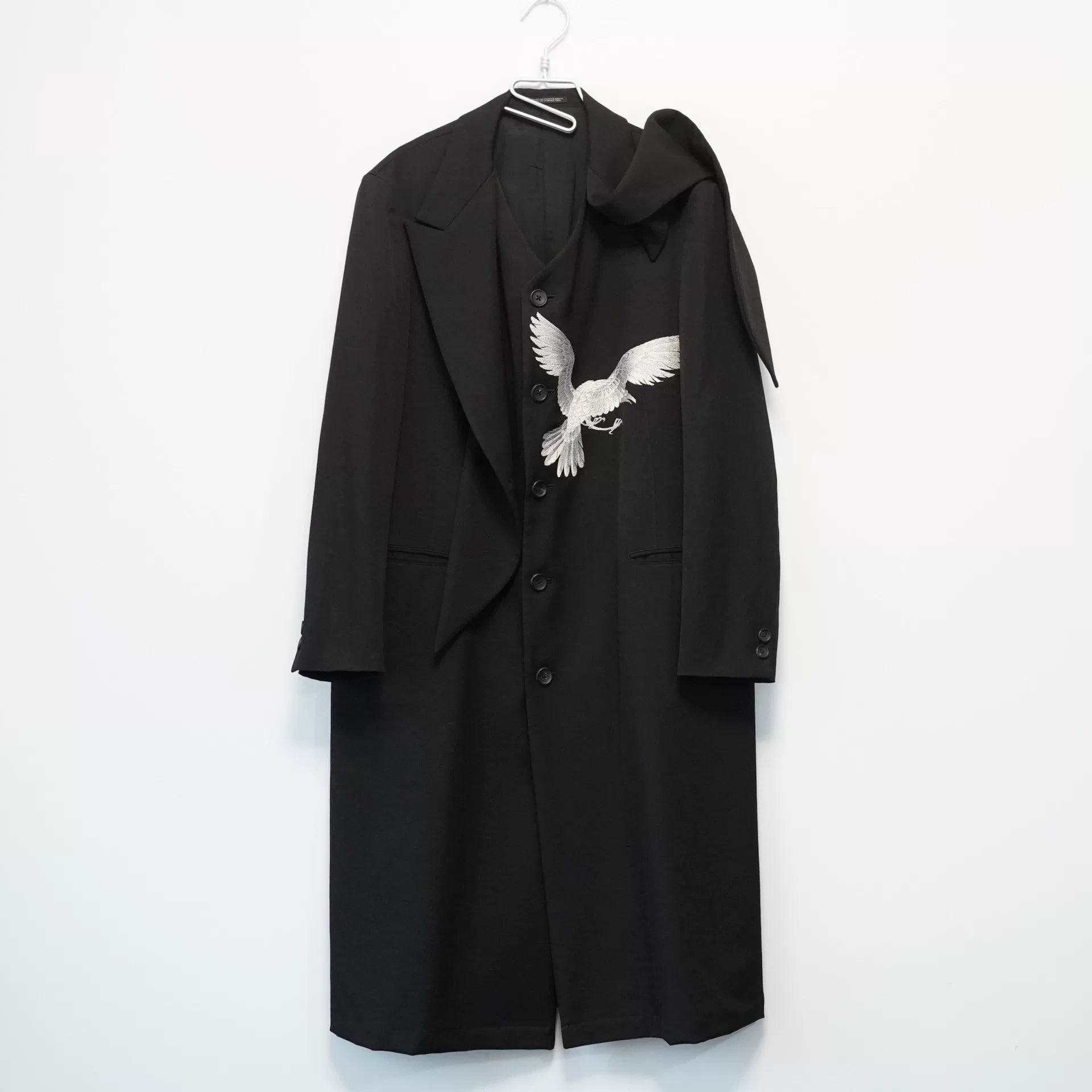 Yohji Yamamoto 21AW Embroidered Crow