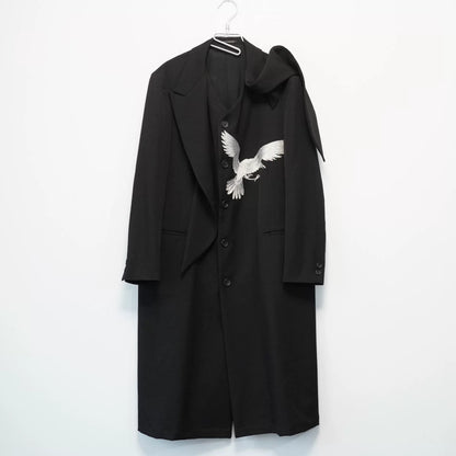 Yohji Yamamoto 21AW Embroidered Crow