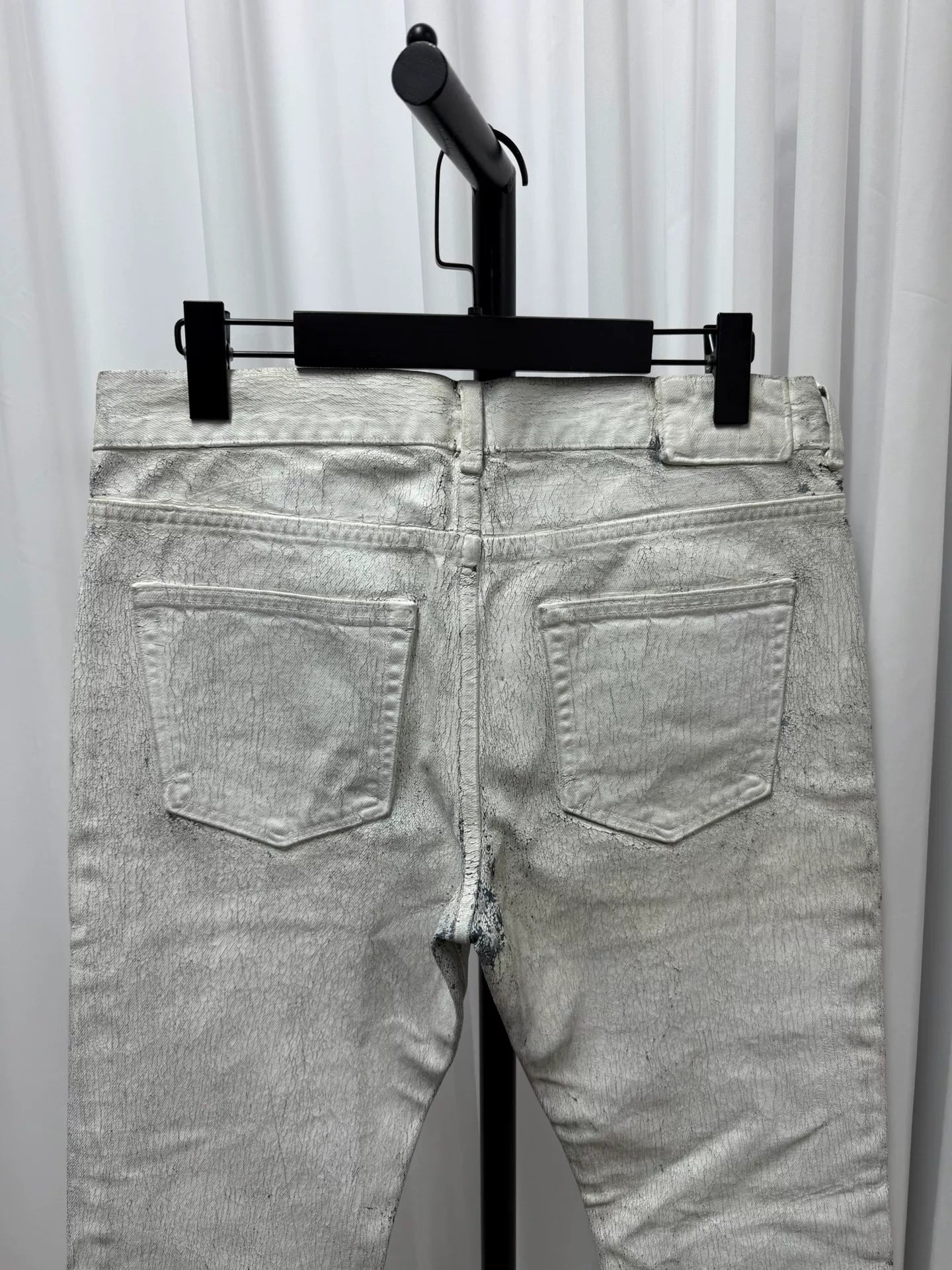 maison margiela x HM painted denim pants