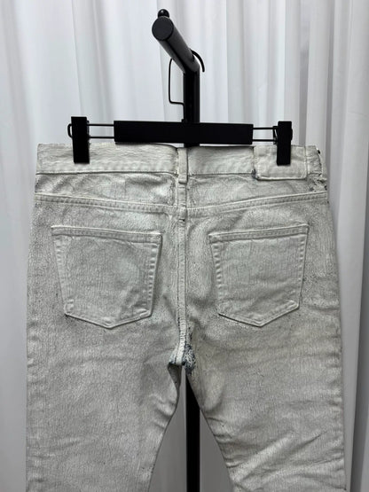 maison margiela x HM painted denim pants