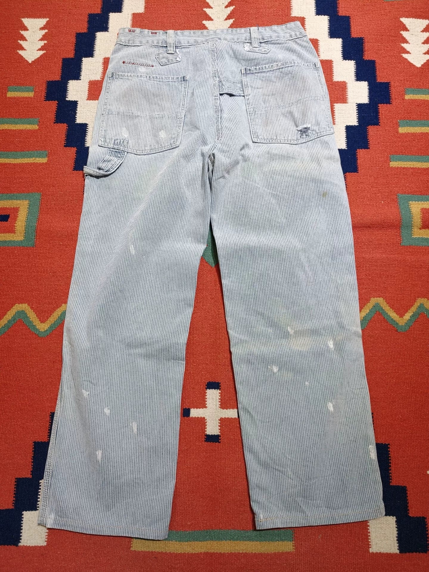 Ralph Lauren Nautical Stripe Distressed Pants