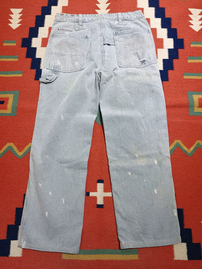 Ralph Lauren Nautical Stripe Distressed Pants