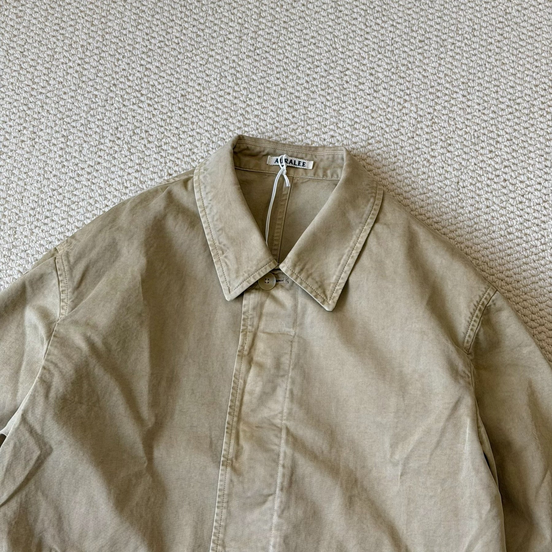 AURALEE DYED FINX LIGHT CHINO BLOUSON 26SS